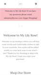 Mobile Screenshot of mylilyrose.com